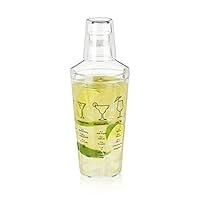 Algopix Similar Product 19 - True Cocktail Shaker with Recipes for