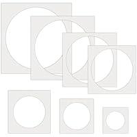 Algopix Similar Product 15 - 14 Pieces Large Stencil for Painting on