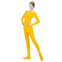 Algopix Similar Product 19 - QY Unisex Lycra Spandex Unitard Round
