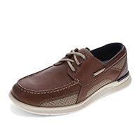 Algopix Similar Product 3 - Dockers Men's Harden Boat Shoe, Briar, 9