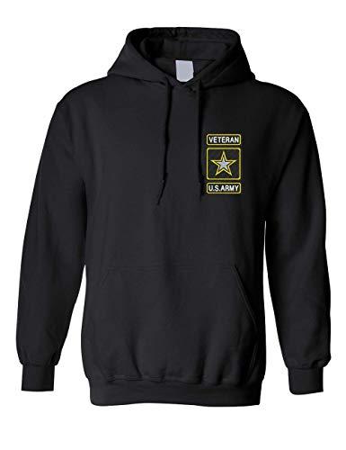 Best Deal for ALLNTRENDS Adult Hoodie USA Veteran Army Embroidered US