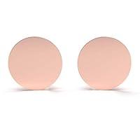 Algopix Similar Product 14 - Tiny Round Dot Disc Stud Earrings in