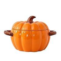 Algopix Similar Product 4 - Dutch Oven Pot with Lid Pumpkin