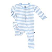 Algopix Similar Product 6 - KicKee Pants Print Footie with Snaps