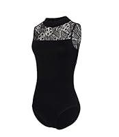 Algopix Similar Product 11 - Limiles Womens Ballet Dance High Neck