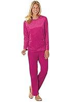 Algopix Similar Product 19 - Luxurious Velour Set Color Raspberry