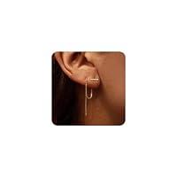 Algopix Similar Product 4 - Gold Threader Dangling Earrings for