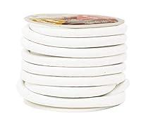 Algopix Similar Product 5 - Round Cowhide Genuine White Leather