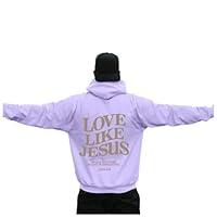 Algopix Similar Product 18 - God Hoodie Jesus Loves You Hoodie