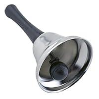Algopix Similar Product 5 - Adorox Silver Steel Hand Bell for