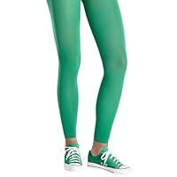Algopix Similar Product 18 - Green Footless Tights For Women  1