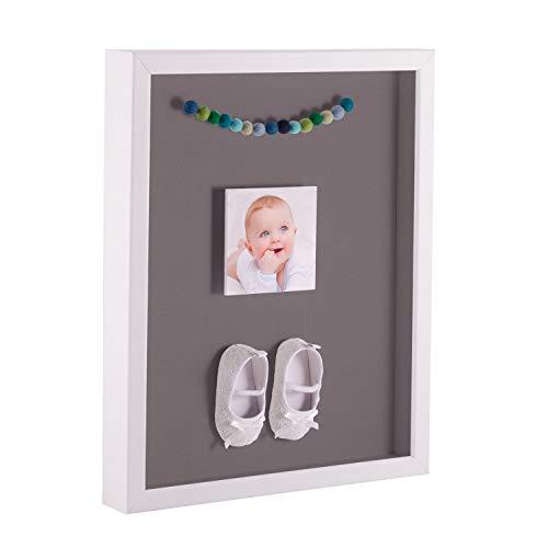 10x20 / 10 x 20 Picture Frame Satin Black .. 2'' wide with a 2'' double mat