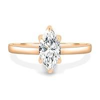 Algopix Similar Product 11 - Handmade Eve 1CT3CT Classic Marquise