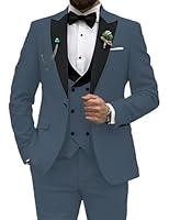 Algopix Similar Product 20 - 3 Piece Mens Suits Slim Fit Tuxedo