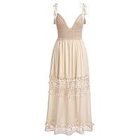 Algopix Similar Product 7 - OBEEII Bohemian Dress for Women