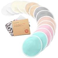 Algopix Similar Product 9 - Organic Nursing Pads  14 Washable