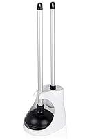 Algopix Similar Product 9 - NEIKO 60167A Toilet Plunger with Holder