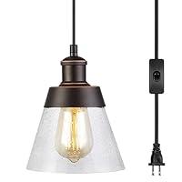 Algopix Similar Product 4 - Fivess Lighting Rustic Glass Plug in