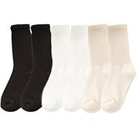 Algopix Similar Product 14 - Lamppdcor 3 Pairs Slouchy Socks for
