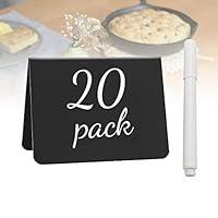 Algopix Similar Product 12 - 20Pcs VShaped Mini Chalkboard Signs