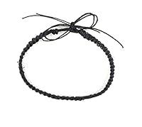 Algopix Similar Product 12 - BEACH HEMP JEWELRY Black Anklet