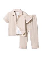 Algopix Similar Product 4 - RoseSeek Boys 2 Piece Outfits Textured