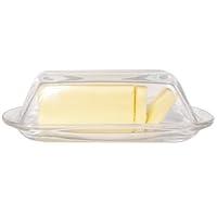 Algopix Similar Product 4 - Kangaroo Crystal Glass Butter Dish with