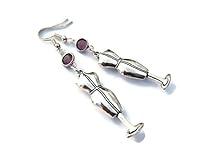 Algopix Similar Product 17 - LARGE Dress form Birthstone Earrings
