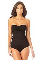 Algopix Similar Product 7 - Anne Cole Womens Solid Twist Front