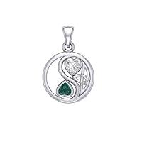 Algopix Similar Product 13 - Peter Stone Celtic Yin Yang Hearts 925