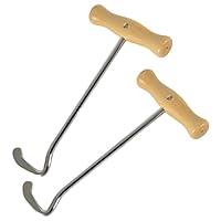 Algopix Similar Product 11 - Roma Boot Hooks with Handle Pair