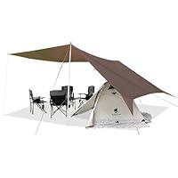 Algopix Similar Product 18 - GEERTOP 17 x 10 ft Camping Tarp