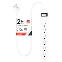Algopix Similar Product 17 - GE 6Outlet Surge Protector 2 Ft