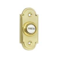 Algopix Similar Product 15 - House of Brass BP15-PB Door Bell Push
