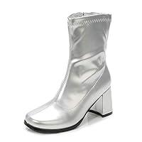 Algopix Similar Product 8 - LIURUIJIA Womens Gogo Boots Mid Calf