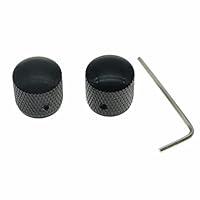 Algopix Similar Product 12 - Dopro Set of 2 Guitar Dome Knobs 20mm