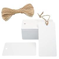 Algopix Similar Product 7 - G2PLUS 100PCS Blank Gift Tags35 x