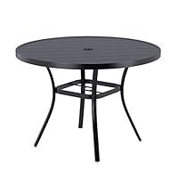 Algopix Similar Product 13 - VICLLAX Round Patio Table with