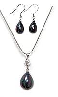 Algopix Similar Product 12 - Pearl Necklace  Earrings Gift