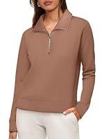 Algopix Similar Product 8 - WIHOLL Half Zip Pullover Women Cropped