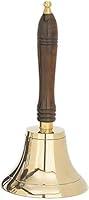 Algopix Similar Product 3 - Large  Heavy Solid Brass Hand Bell
