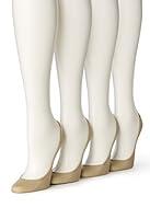 Algopix Similar Product 5 - Hue Womens 4 Pair Microfiber Liner