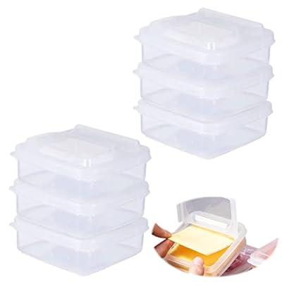 Big deal 6PCS Food Storage Containers Freezer Refrigerator Storage Box with  Handle Kitchen Food Containers Sealed Jar