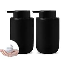 Algopix Similar Product 12 - Foam Soap Dispenser Set  2 Pack Black