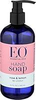 Algopix Similar Product 19 - EO Rose & Lemon Hand Soap, 12 FZ