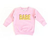 Algopix Similar Product 7 - BABE sweatshirt for toddler girl