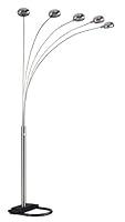 Algopix Similar Product 14 - ORE 6962SN 5Arm Arch Floor Lamp with