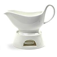 Algopix Similar Product 7 - Norpro Porcelain Gravy Sauce Boat with