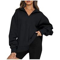 Algopix Similar Product 14 - Quarter Zip Sweatshirt for Women Trendy