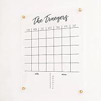 Algopix Similar Product 6 - Acrylic Calendar  Personalized Family